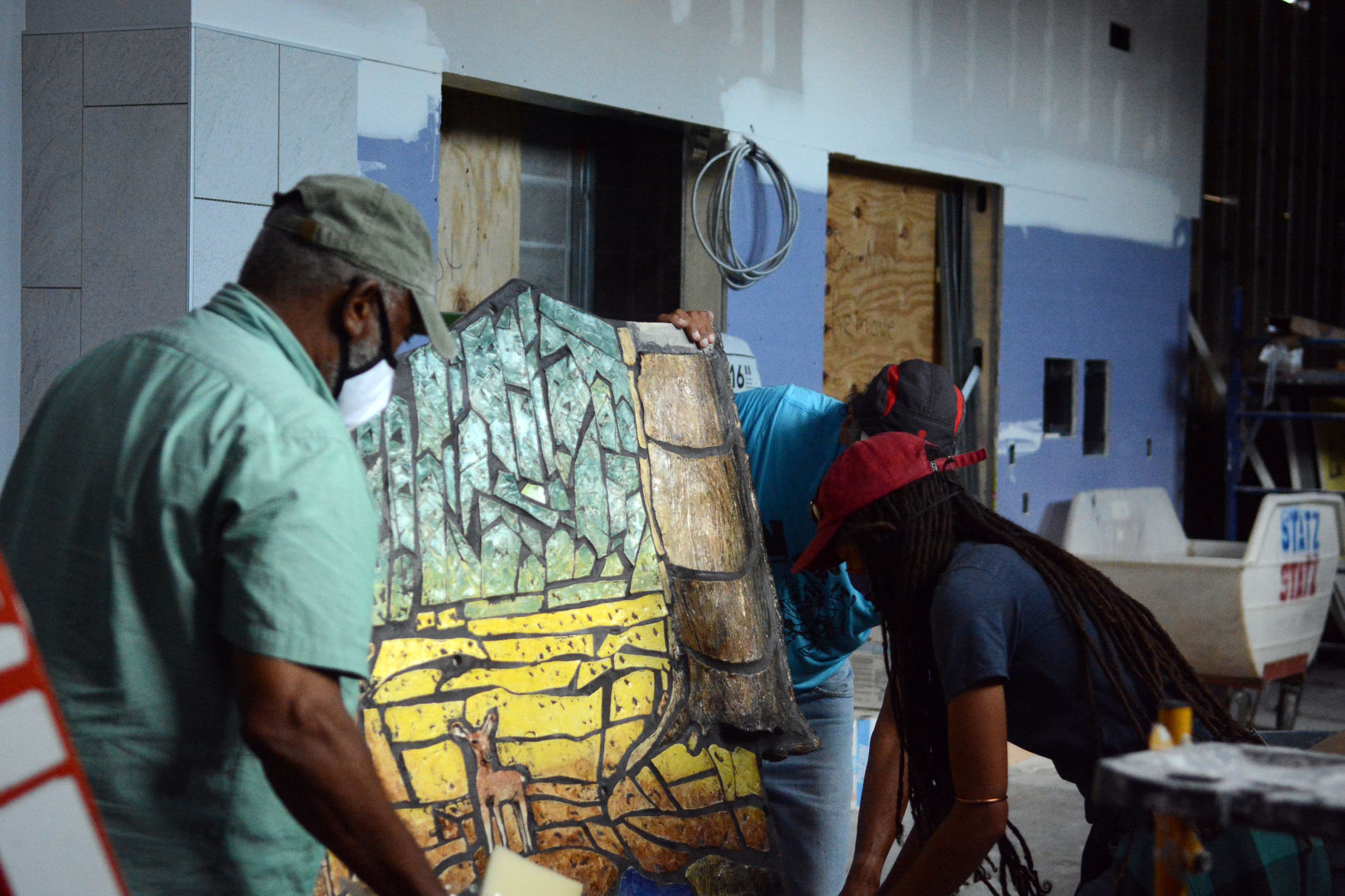 Little Eagle Arts Foundation mural for Baraboo middle school